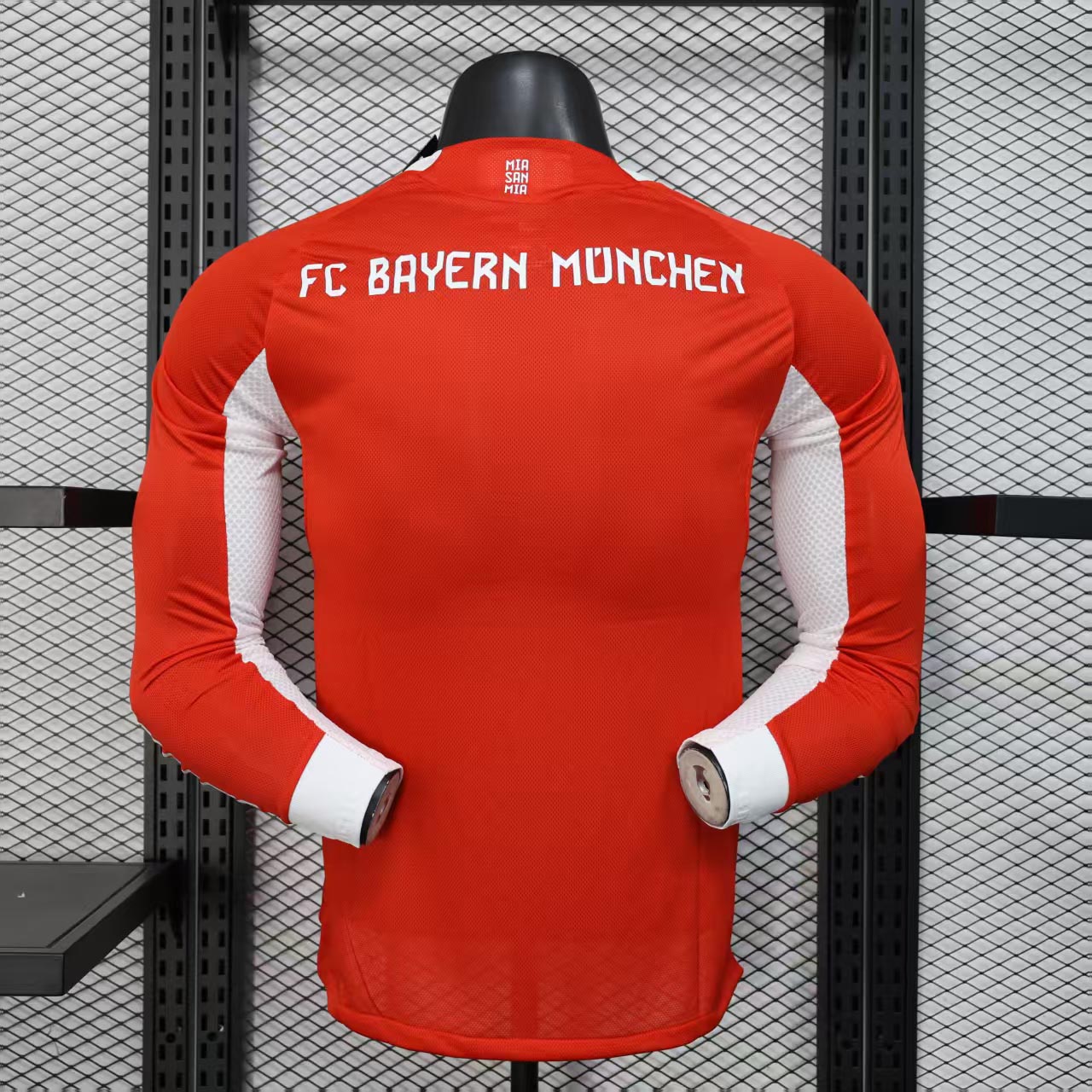 FC Bayern Munich Local Versión Jugador Manga Larga | Temporada 25-26