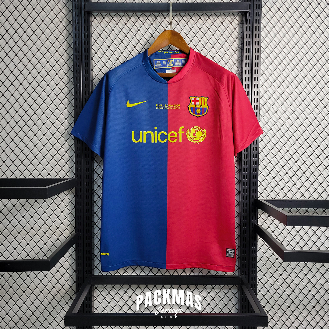 FC Barcelona Local Versión Retro | Temporada 08-09
