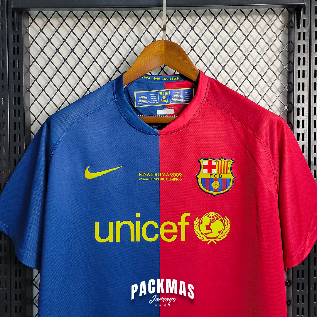 FC Barcelona Local Versión Retro | Temporada 08-09