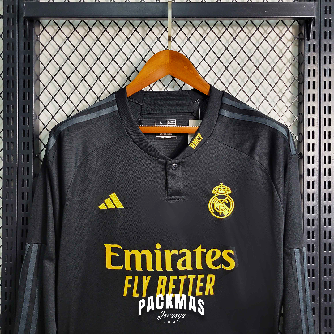 Real Madrid Alternativa Versión Fan Manga Larga | Temporada 23-24