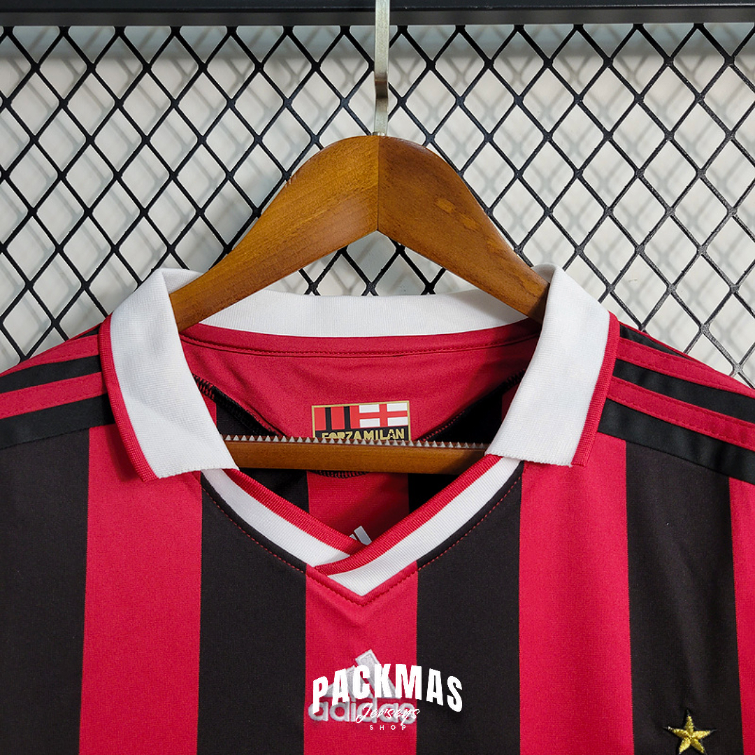 AC Milan Local Versión Retro Manga Larga | Temporada 09-10