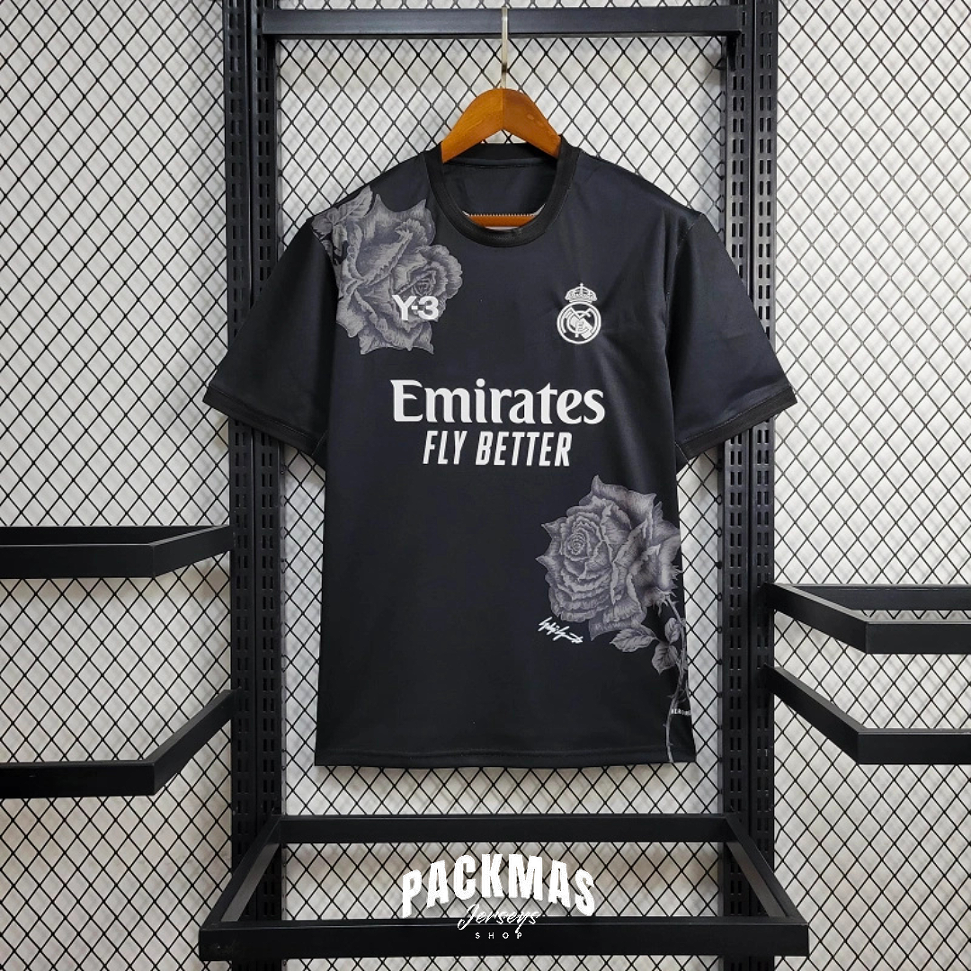Real Madrid Edición Y-3 Negro Versión Fan | Temporada 23-24