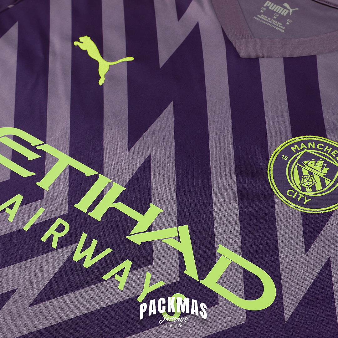 Manchester City Morado Conjunto Portero | Temporada 23-24