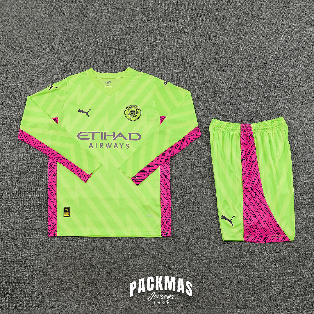 Manchester City Verde Conjunto Portero | Temporada 23-24