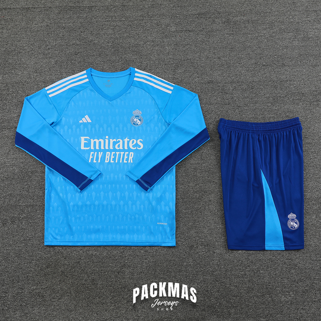 Real Madrid Azul Conjunto Portero | Temporada 23-24