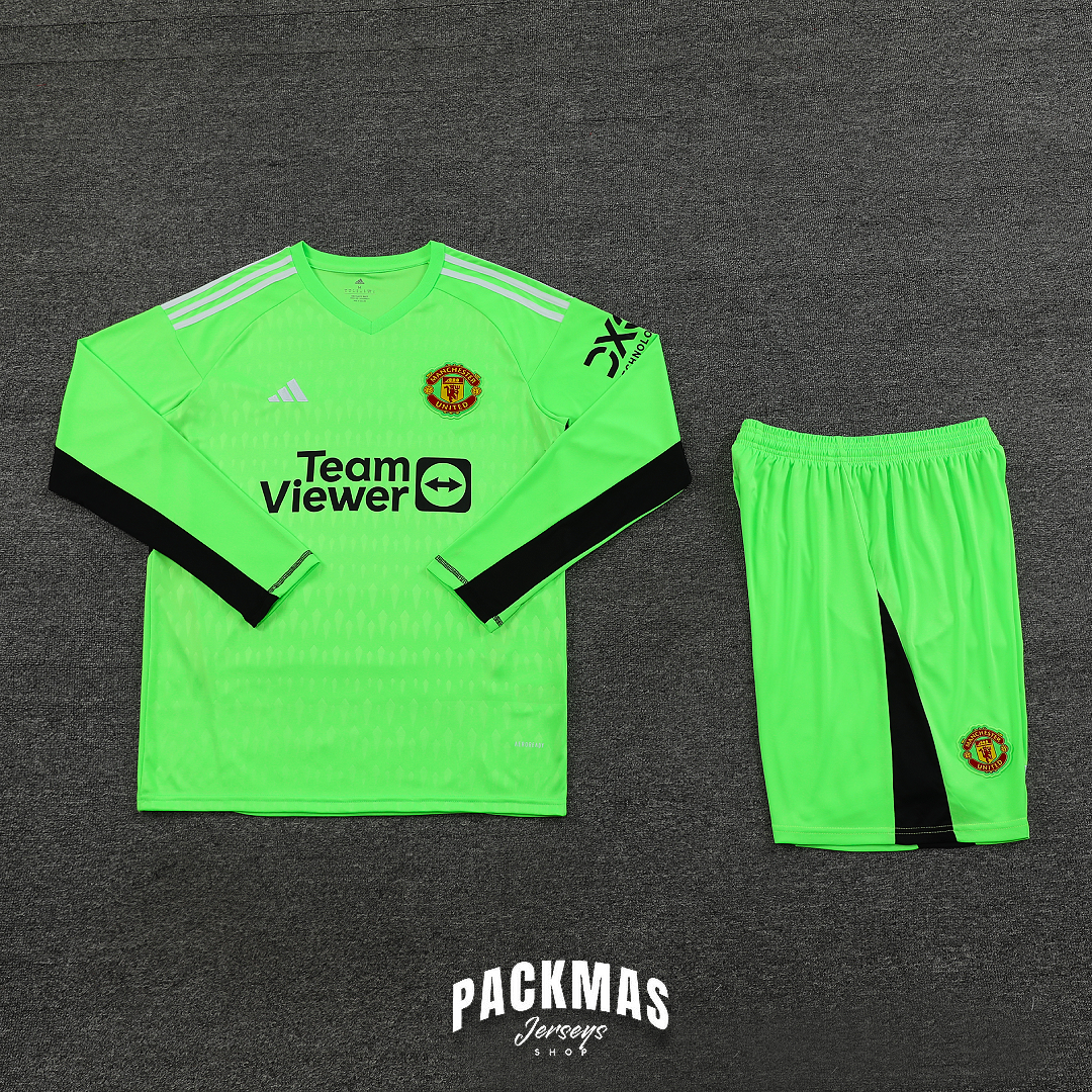 Manchester United Verde Conjunto Portero | Temporada 23-24