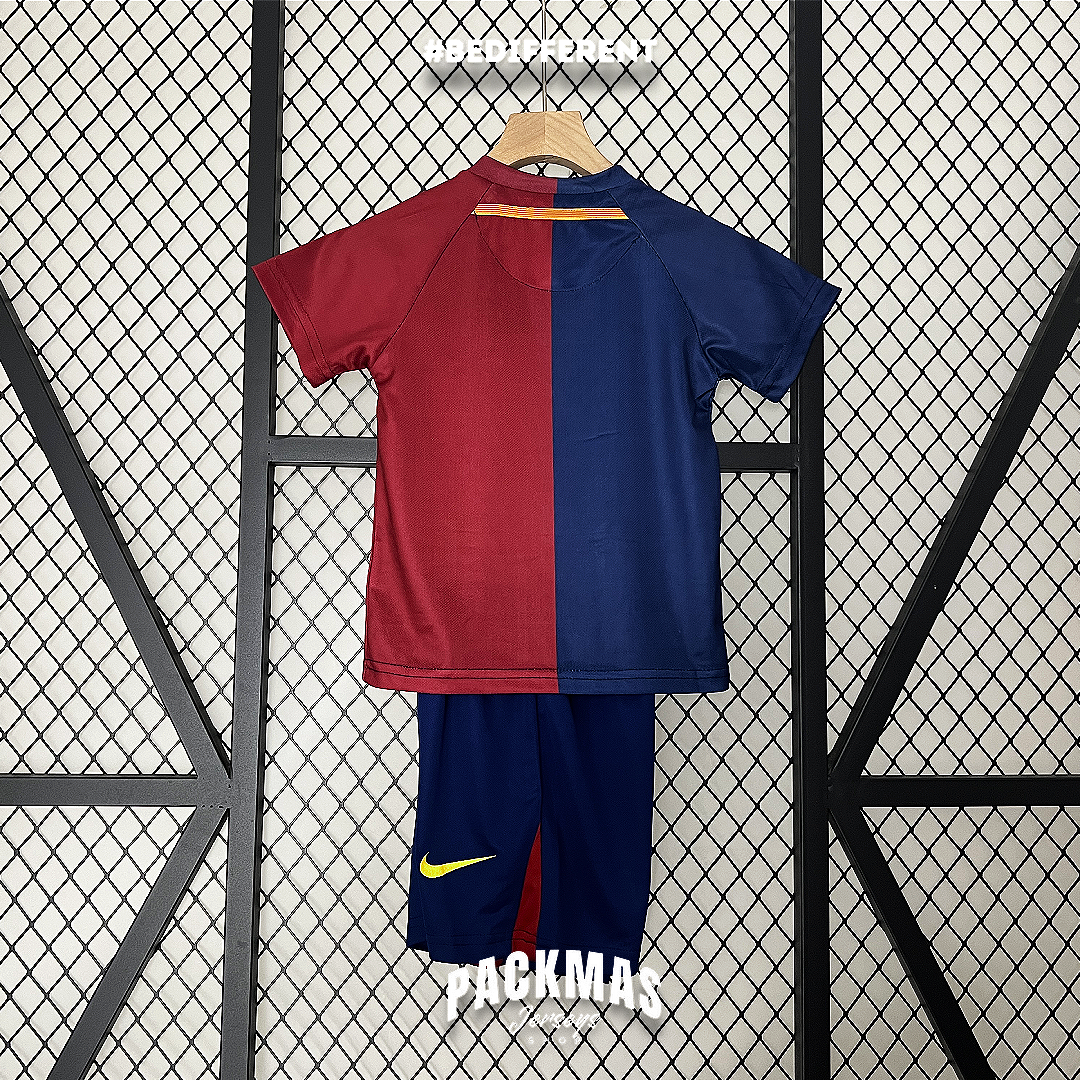 FC Barcelona Local Versión Niño Retro | Temporada 08-09