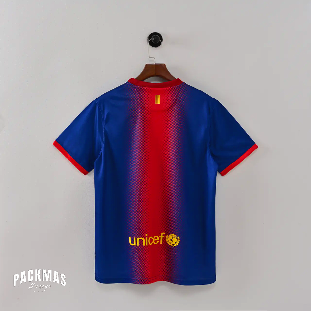 FC Barcelona Local Versión Retro Manga Corta | Temporada 12-13