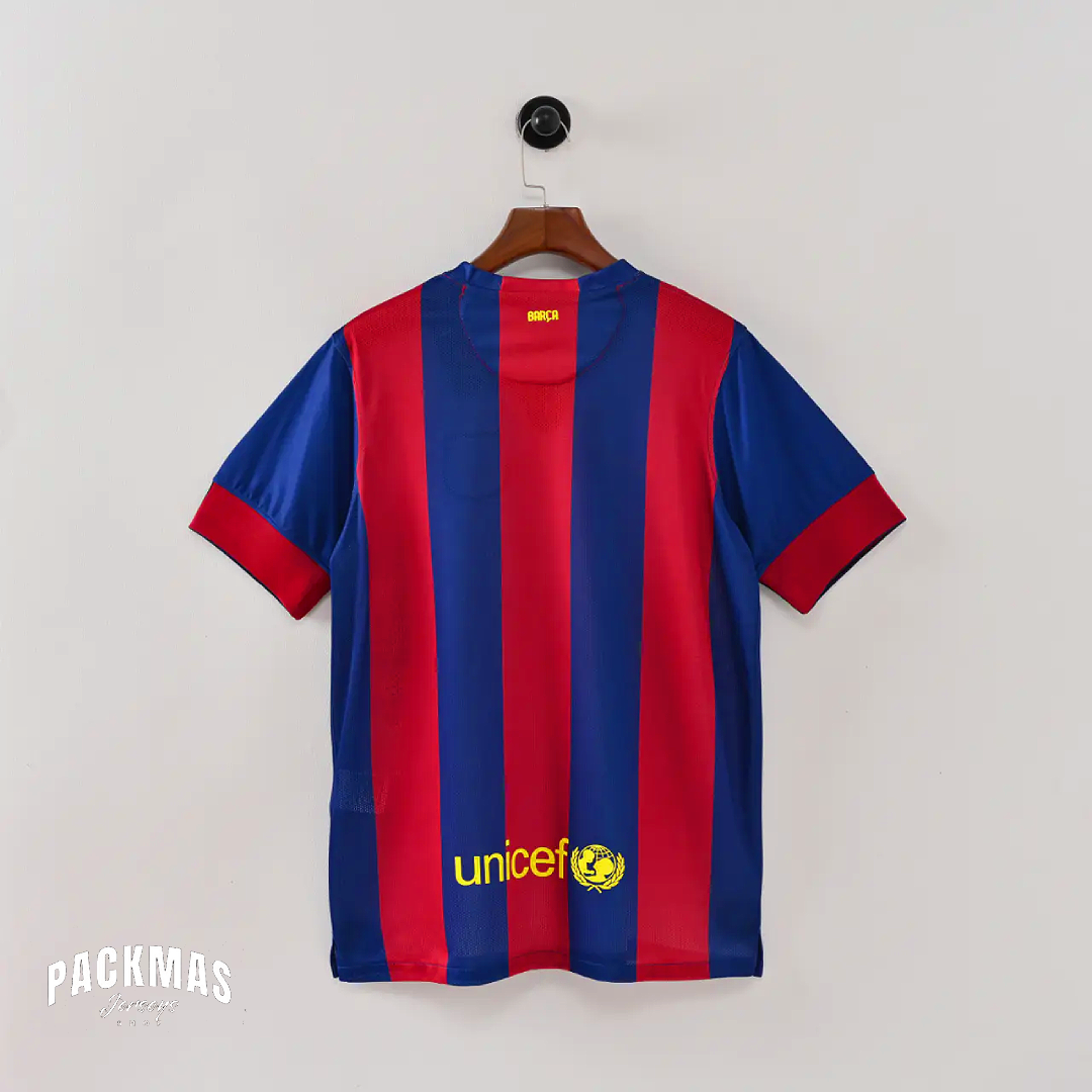FC Barcelona Local Versión Retro Manga Corta | Temporada 14-15