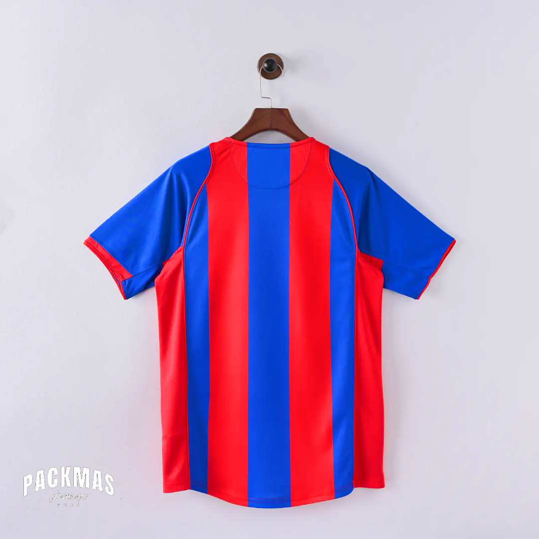 FC Barcelona Local Versión Retro Manga Corta | Temporada 04-05