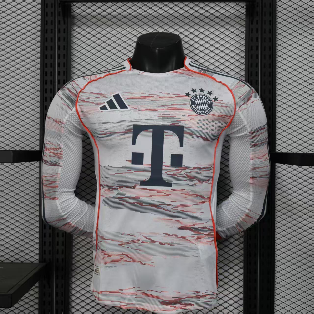 FC Bayern Munich Visitante Versión Jugador Manga Larga | Temporada 25-26