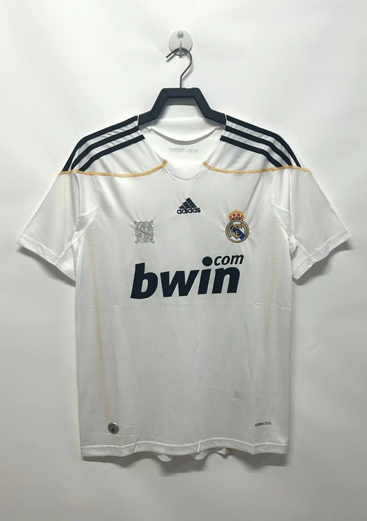 Real Madrid Local Versión Retro Manga Corta | Temporada 09-10