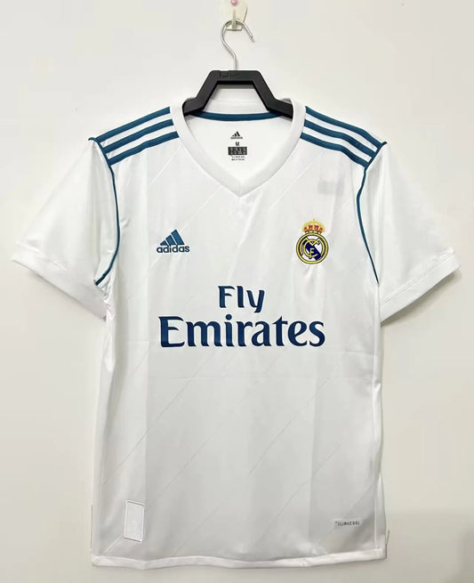 Real Madrid Local Versión Retro Manga Corta | Temporada 17-18