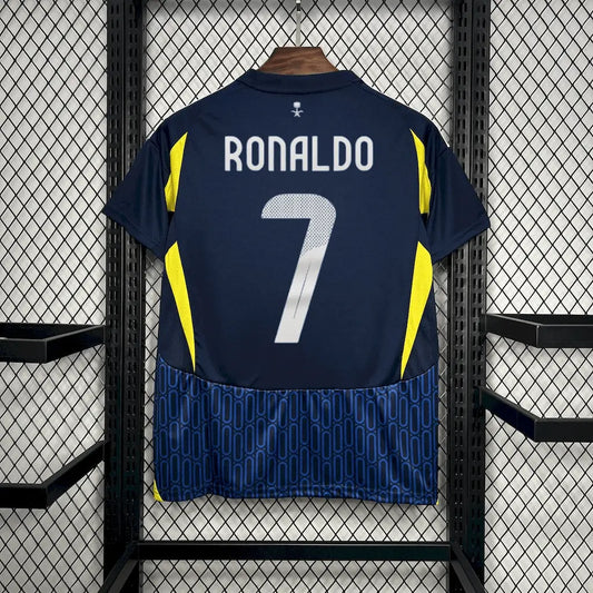 Al Nassr Visitante Versión Fan + RONALDO #7 | Temporada 24-25