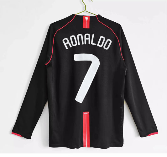 Manchester United Visitante Versión Retro + RONALDO #7 | Temporada 07-08