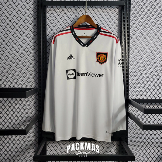Manchester United Visitante Versión Fan Manga Larga | Temporada 22-23