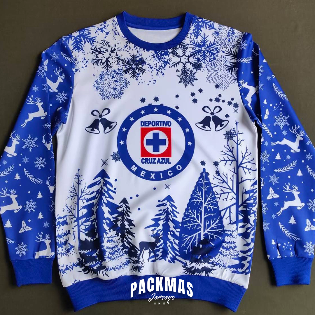 Cruz Azul "Ugly Sweater" Edición Limitada de Navidad | Navidad 2023