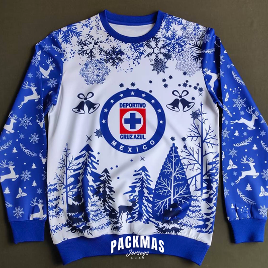 Cruz Azul "Ugly Sweater" Edición Limitada de Navidad | Navidad 2023