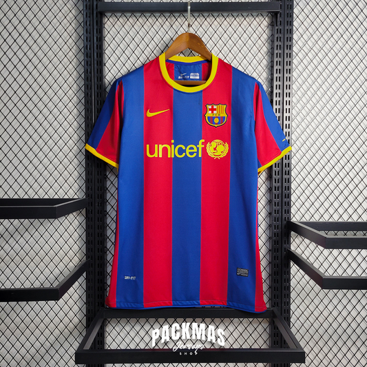 FC Barcelona Local Versión Retro | Temporada 10-11