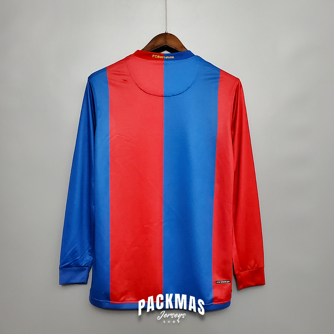 FC Barcelona Local Versión Retro Manga Larga | Temporada 06-07