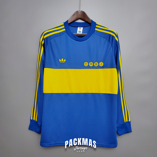 Boca Juniors Local Versión Retro Manga Larga | Temporada 81