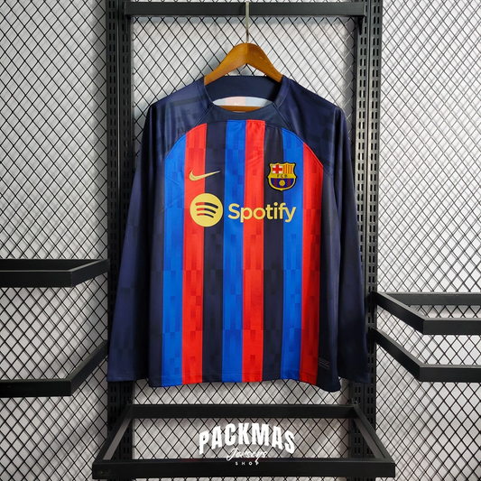 FC Barcelona Local Versión Fan Manga Larga | Temporada 22-23