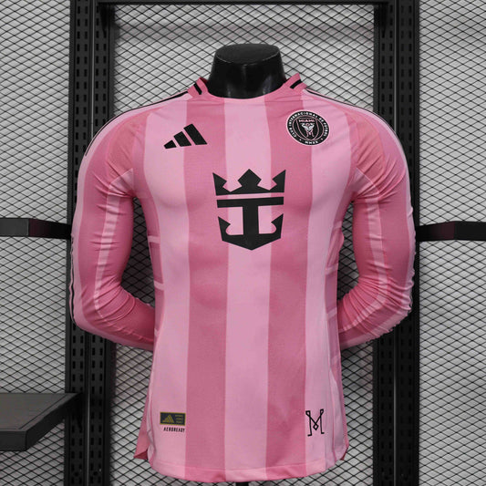 Inter Miami Local Versión Jugador Manga Larga | Temporada 25-26