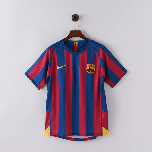 FC Barcelona Local Versión Retro Manga Corta | Temporada 05-06
