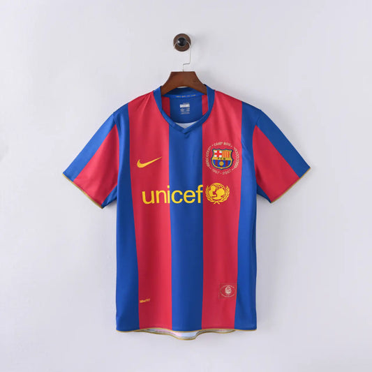 FC Barcelona Local Versión Retro Manga Corta | Temporada 07-08