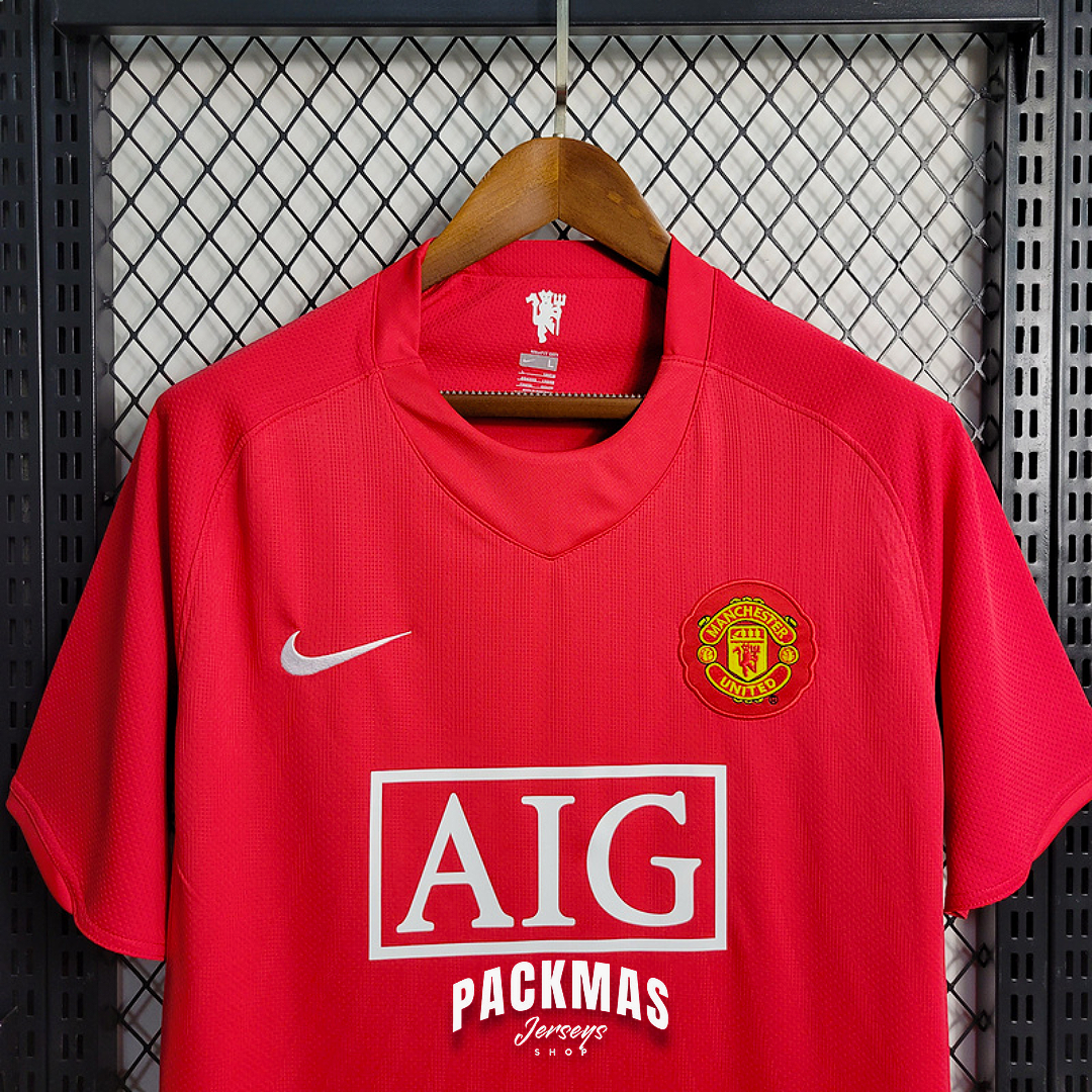 Manchester United Local Versión Retro | Temporada 07-09
