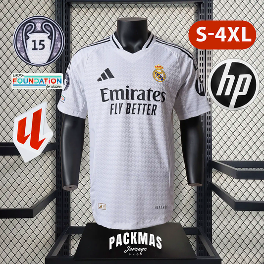 Real Madrid Local Versión Jugador | Temporada 24-25