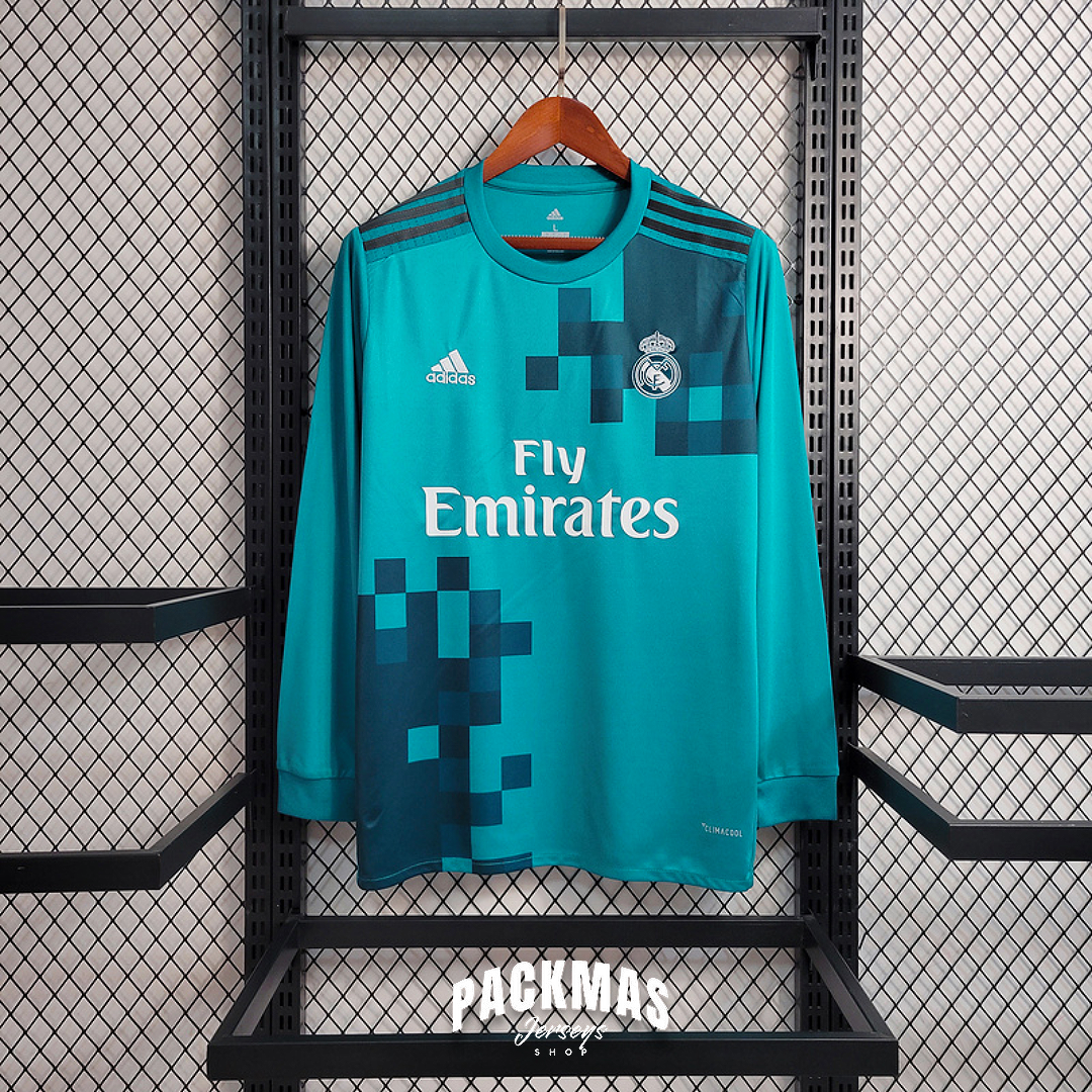 Real Madrid Alternativa Versión Retro Manga Larga | Temporada 17-18