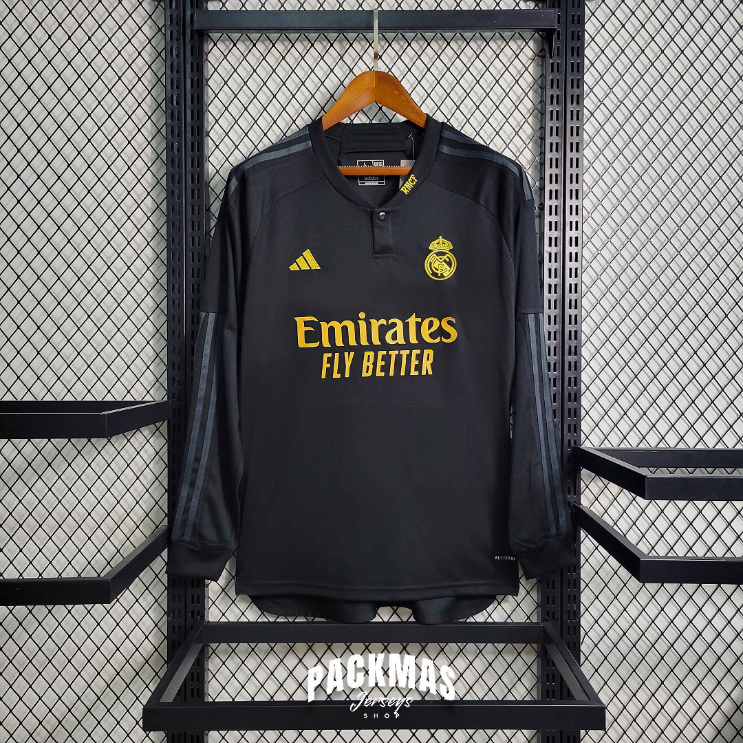 Real Madrid Alternativa Versión Fan Manga Larga | Temporada 23-24