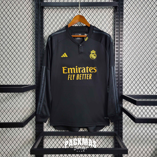 Real Madrid Alternativa Versión Fan Manga Larga | Temporada 23-24