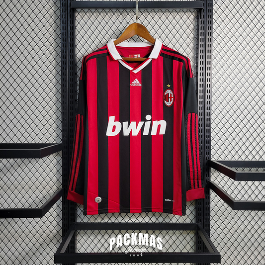 AC Milan Local Versión Retro Manga Larga | Temporada 09-10