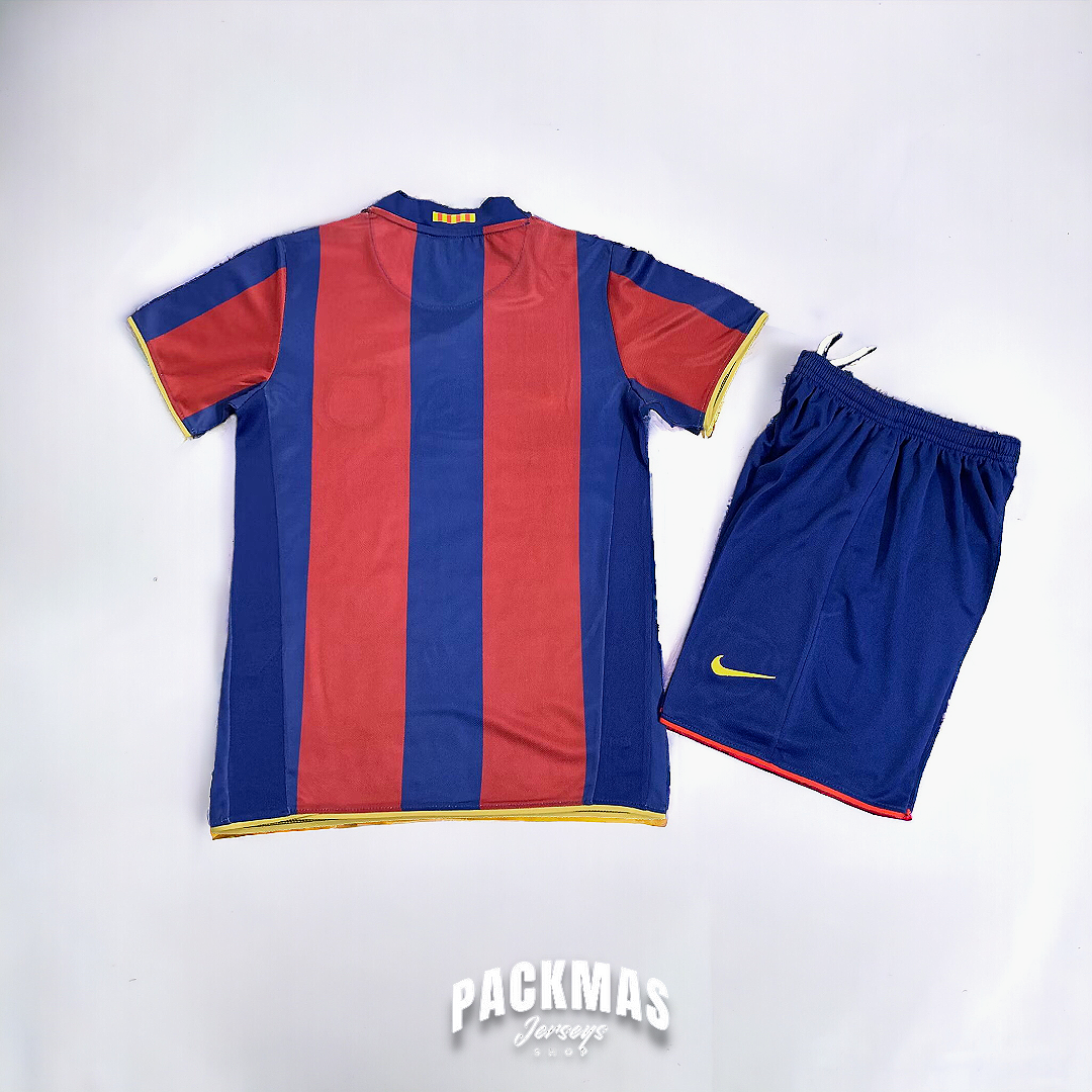 FC Barcelona Local Versión Niño Retro | Temporada 07-08