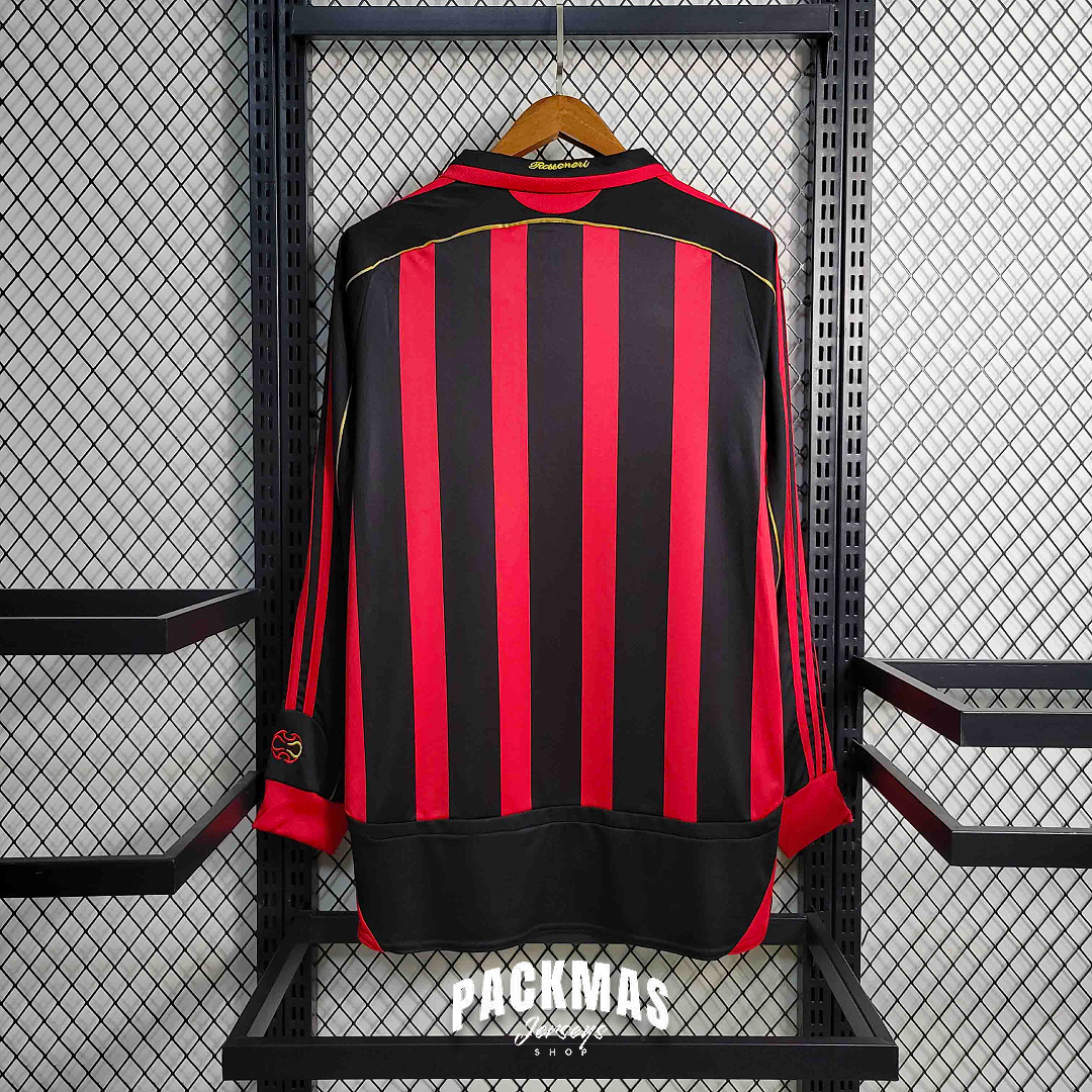 AC Milan Local Versión Retro Manga Larga | Temporada 06-07
