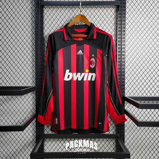 AC Milan Local Versión Retro Manga Larga | Temporada 06-07