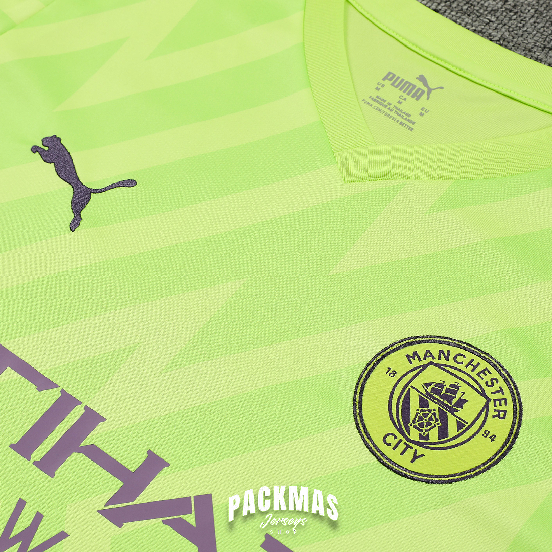Manchester City Verde Conjunto Portero | Temporada 23-24