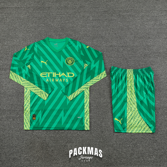 Manchester City Verde Oscuro Conjunto Portero | Temporada 23-24