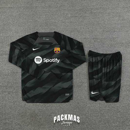 FC Barcelona Negro Conjunto Portero | Temporada 23-24