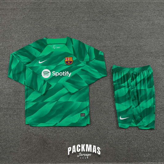 FC Barcelona Verde Conjunto Portero | Temporada 23-24