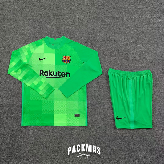 FC Barcelona Verde Conjunto Portero | Temporada 21-22