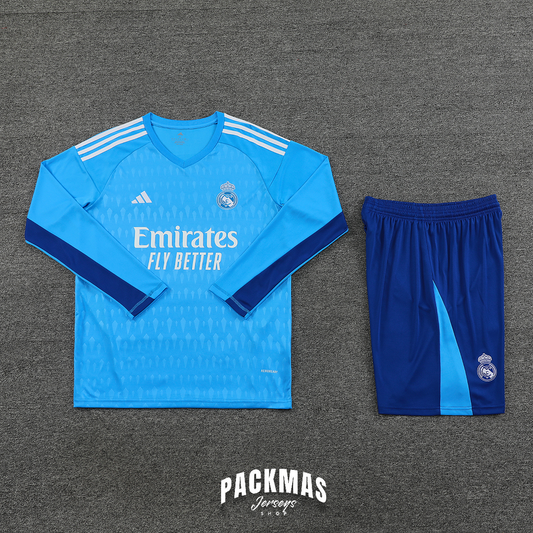 Real Madrid Azul Conjunto Portero | Temporada 23-24
