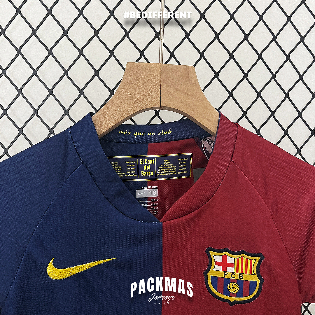 FC Barcelona Local Versión Niño Retro | Temporada 08-09