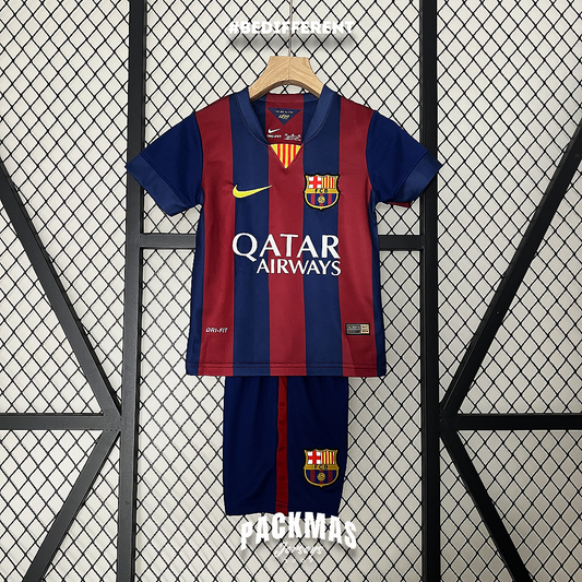 FC Barcelona Local Versión Niño Retro | Temporada 14-15