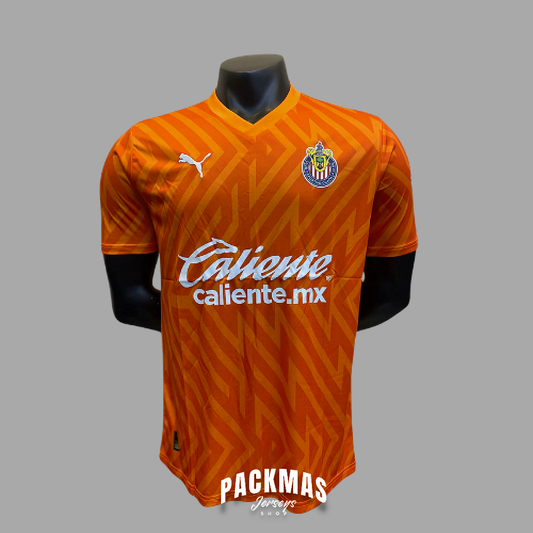 Chivas Portero Naranja Versión Jugador | Temporada 23-24