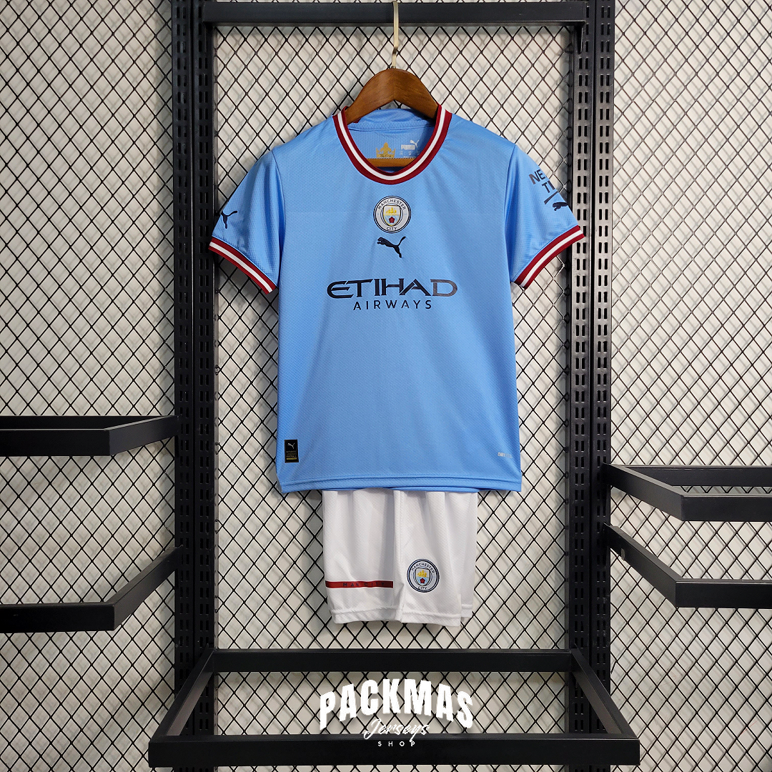 Manchester City Local Versión Niño | Temporada 22-23