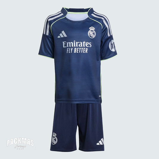 Real Madrid Visitante Versión Niño | Temporada 25-26
