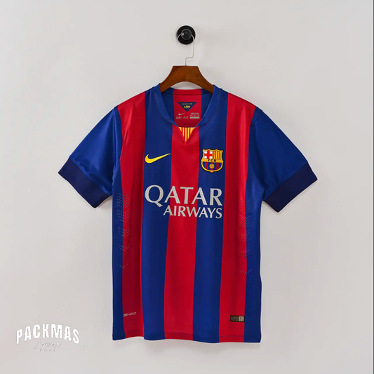 FC Barcelona Local Versión Retro Manga Corta | Temporada 14-15